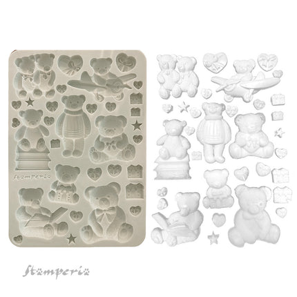 Moule en silicone A5 - The Owl's House ours en peluche