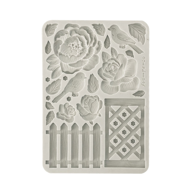 Moule en silicone A5 - clôture House of Roses