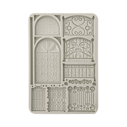 Moule en silicone A5 - Clôture et porte