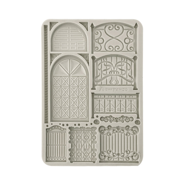 Moule en silicone A5 - Clôture et porte
