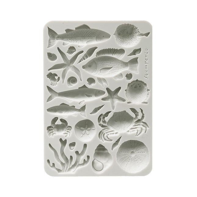 Moule en silicone A5 - coquillages et poissons Silent Sea