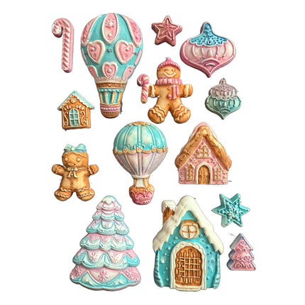 Moule en silicone A5 - pains d’épices Candy Christmas