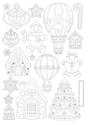 Moule en silicone A5 - pains d’épices Candy Christmas