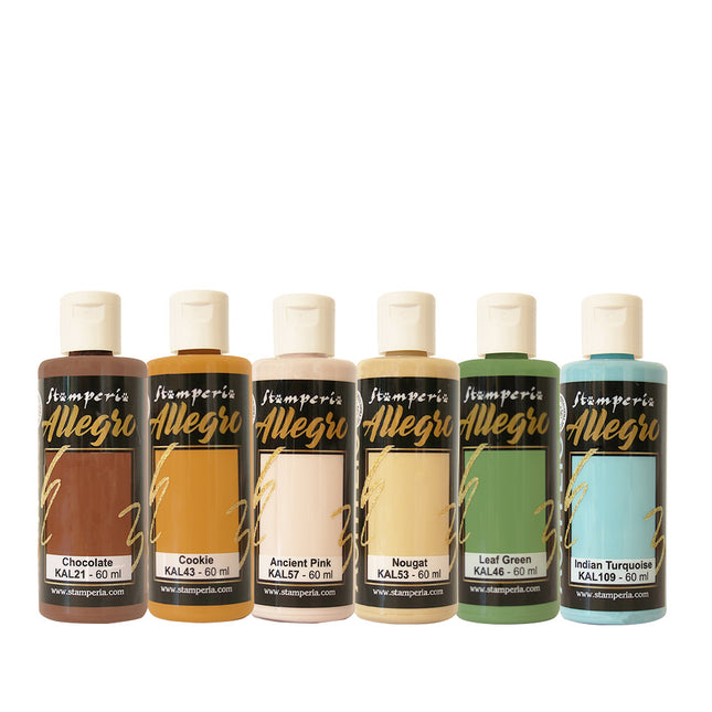 Sélection Allegro pour loisirs créatifs 6 couleurs - Symphonie