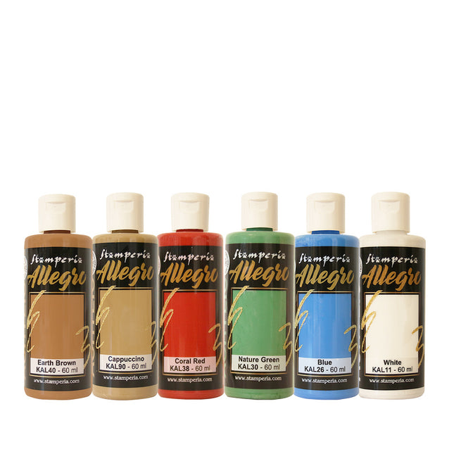 Sélection Allegro pour loisirs créatifs, 6 couleurs - Silent Night