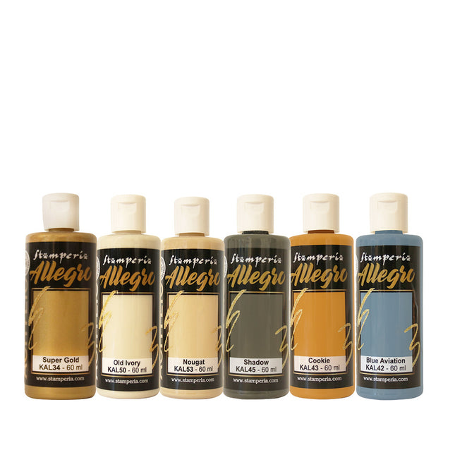Sélection d’Allegro pour loisirs créatifs, 6 couleurs - White Christmas