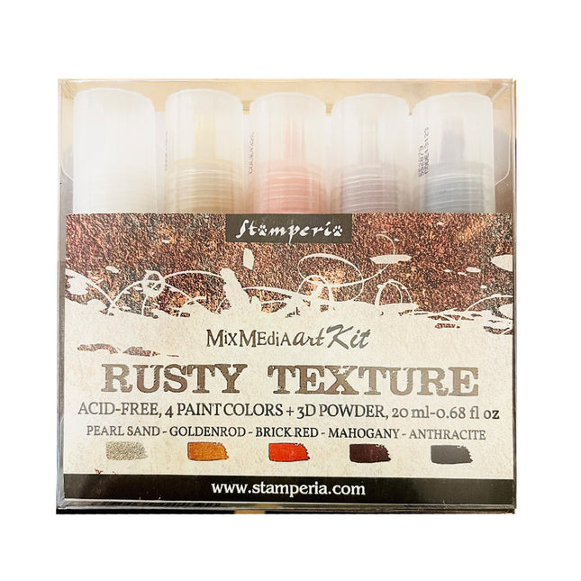 Peintures à effet rouille 5x20 ml