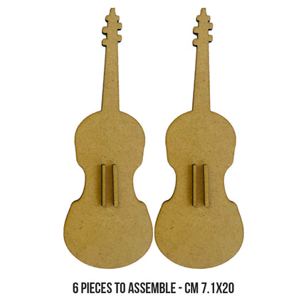 Formes créatives : violon de musique