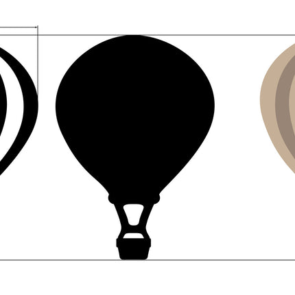 Formes créatives : Montgolfière intemporelle