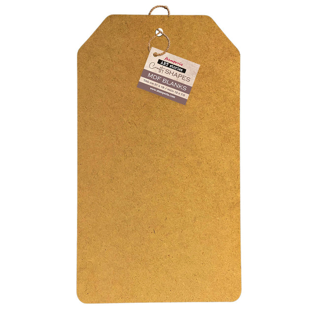 Formes Crafty : supports vierges en MDF cm 31x19