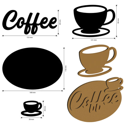 Formes créatives : Coffee and Chocolate tasse et soucoupe
