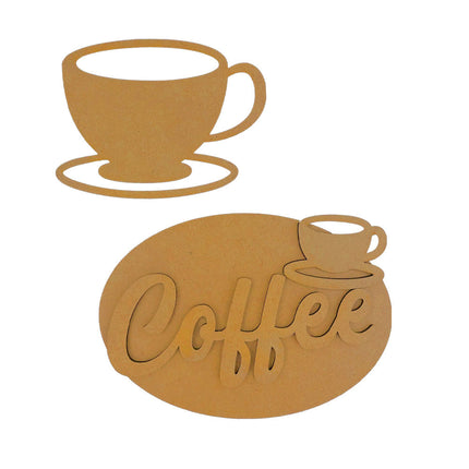 Formes créatives : Coffee and Chocolate tasse et soucoupe