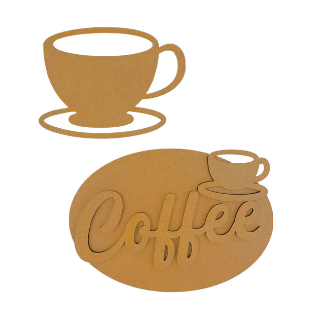 Formes créatives : Coffee and Chocolate tasse et soucoupe
