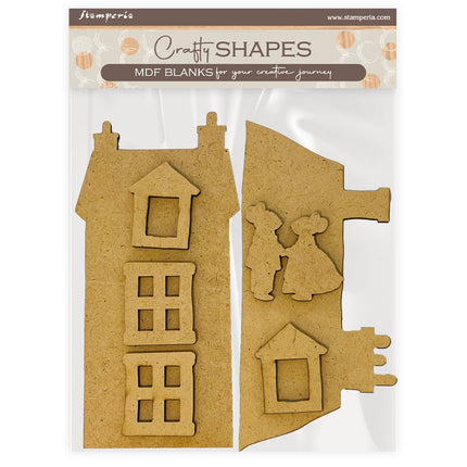 Formes créatives : maison de famille et souris