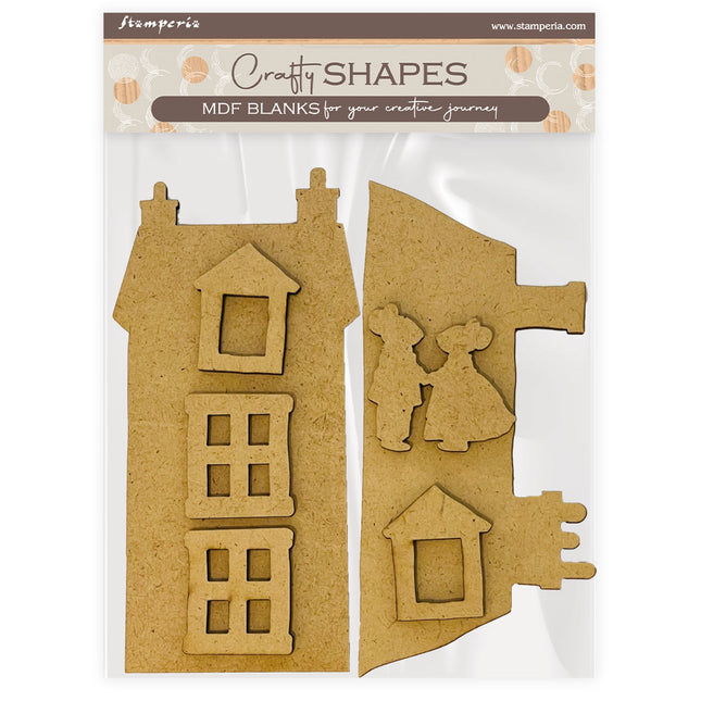 Formes créatives : maison de famille et souris