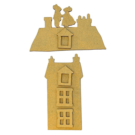 Formes créatives : maison de famille et souris
