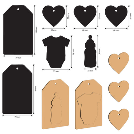 Formes créatives : assiettes pour bébé