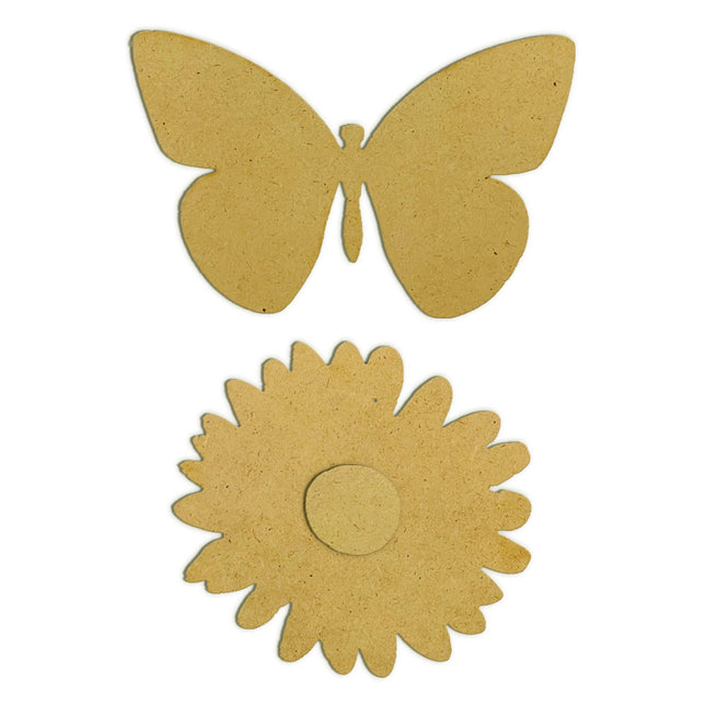 Formes créatives : marguerite et papillon Daisy Art