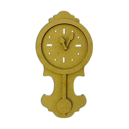 Formes décoratives Crafty pour les loisirs créatifs, Jardins du Temps, horloge à pendule