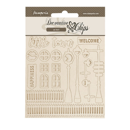 Assortiment Village : 4 formes créatives et 2 éclats décoratifs