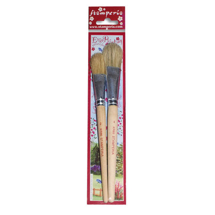 Lot de 2 pinceaux « standarino », tailles 4/2