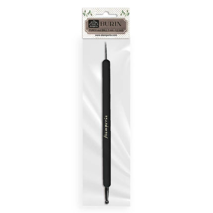 Poinçon et embout à bille de burin, diamètre 5 mm - 0,2 pouces