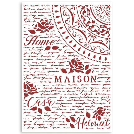 Pochoir G cm 21x29,7 - Casa Granada Maison, Maison