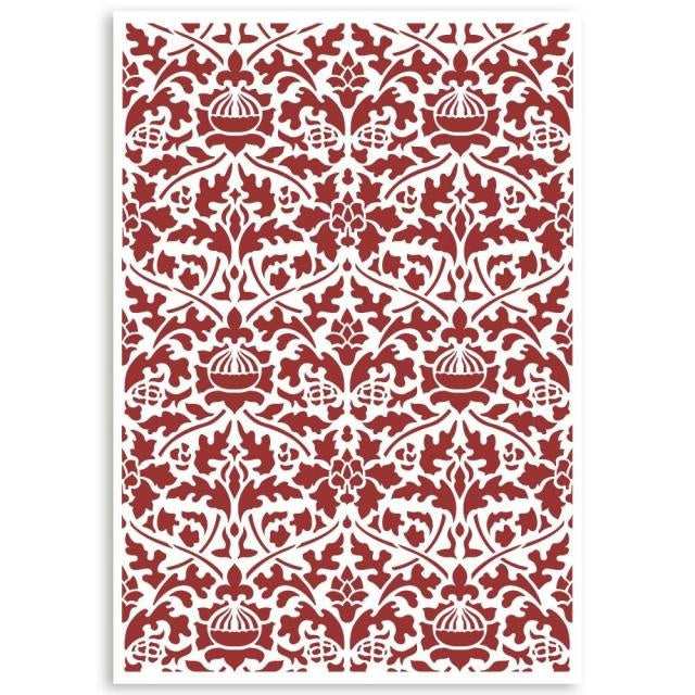 Pochoir G cm 21x29,7 - motif de papier peint Casa Granada