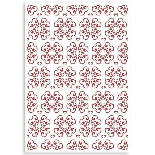 Pochoir G cm 21x29,7 - Casa Granada carreaux de papier peint
