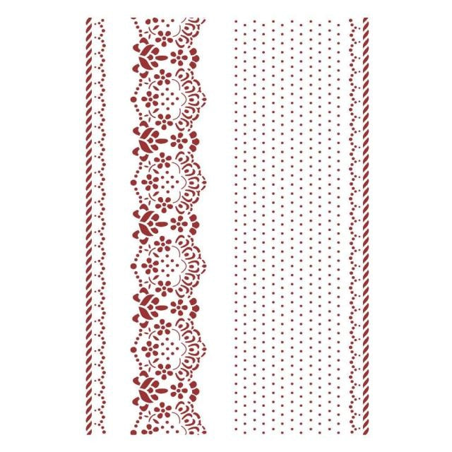 Pochoir G cm 21x29,7 - Provence bordures