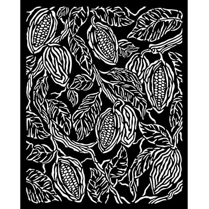 Pochoir épais 20X25 cm - Coffee and Chocolate texture café