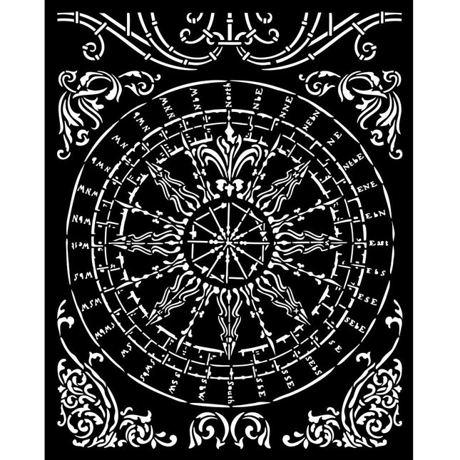 Pochoir épais 20X25 cm - Sir Vagabond dans un monde fantastique, rond