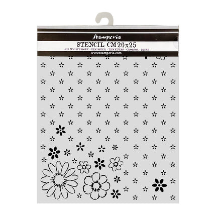 Pochoir découpé au laser pour loisirs créatifs 20X25 cm - Cozy Family motif Ensemble