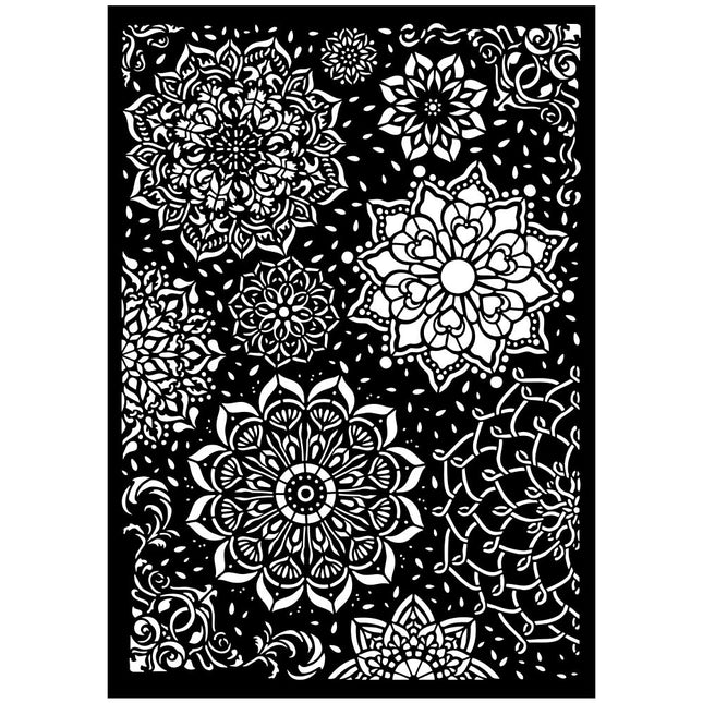 Grand pochoir A3 - mandala