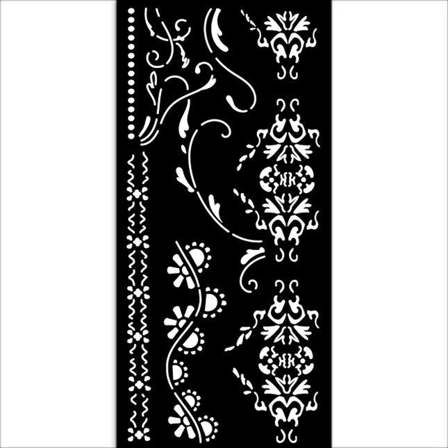 Pochoir épais cm 12X25 - bordures Old Lace