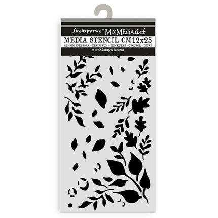 Pochoir épais cm 12X25 - Create Happiness Dewdrops grandes feuilles