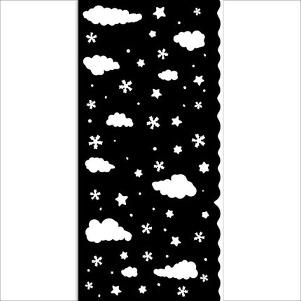 Pochoir épais 12X25 cm - nuages Candy Christmas