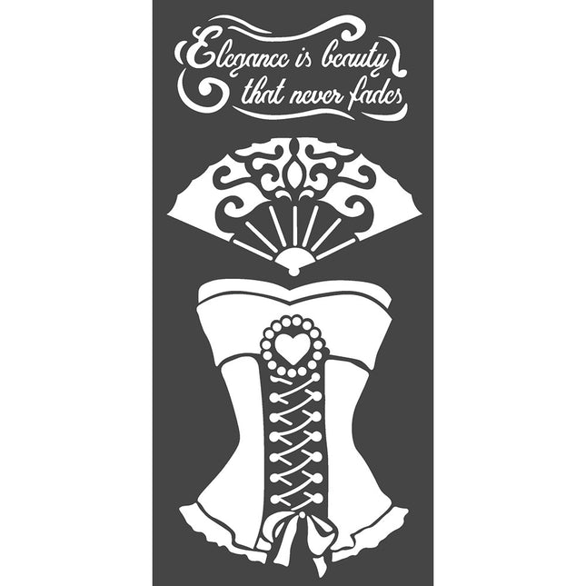 Pochoir épais cm. 12X25 Corset