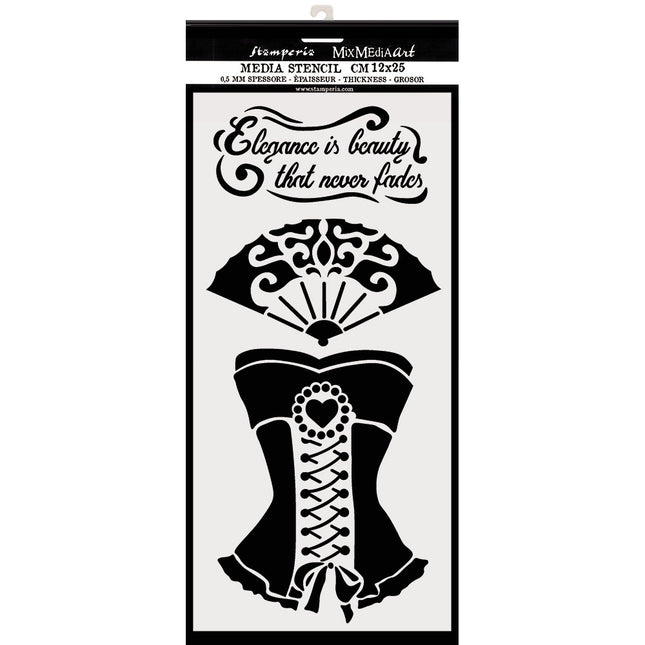 Pochoir épais cm. 12X25 Corset