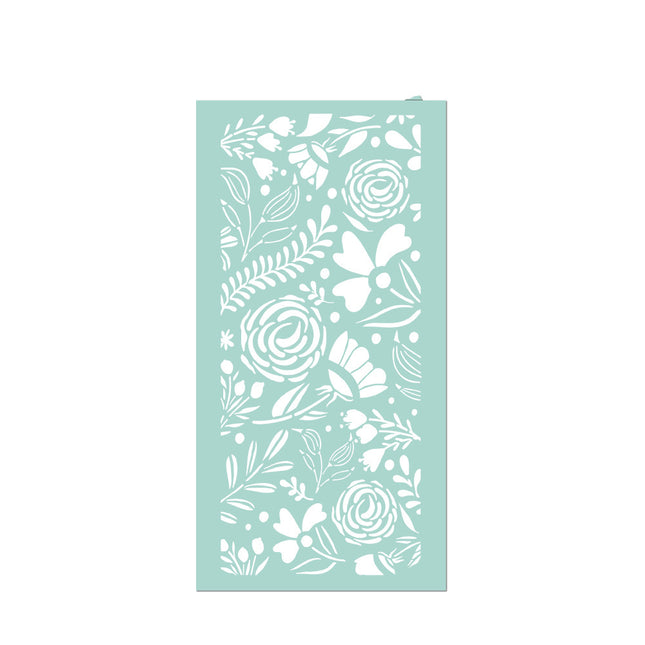 Pochoir épais cm. 12X25 Grandes roses