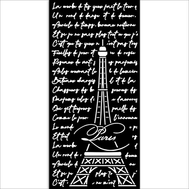 Pochoir épais cm 12X25 - Create Happiness Oh là là Tour Eiffel