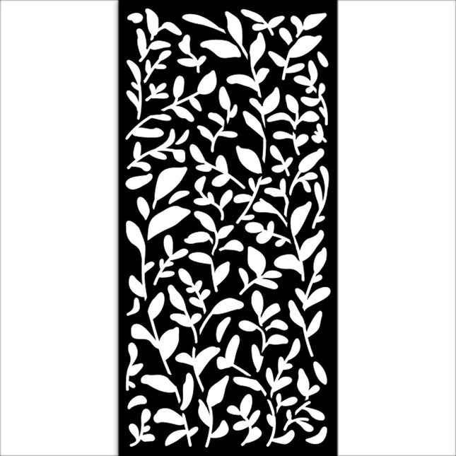 Pochoir épais 12X25 cm - Create Happiness Secret Diary motif de feuilles