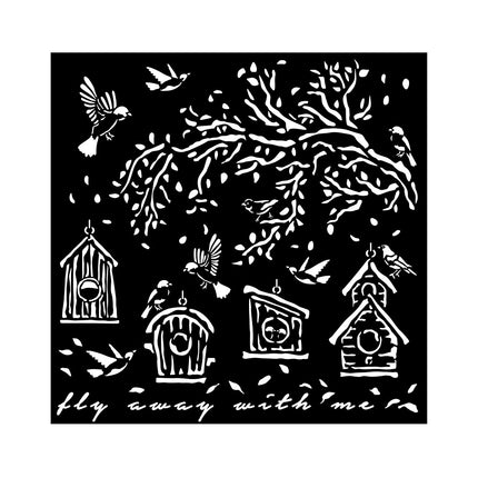 Pochoir épais cm 18X18 - Nids de jardin