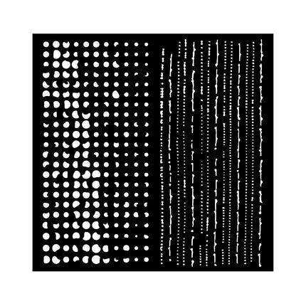 Pochoir épais cm 18X18 - Casse-Noisette, double texture