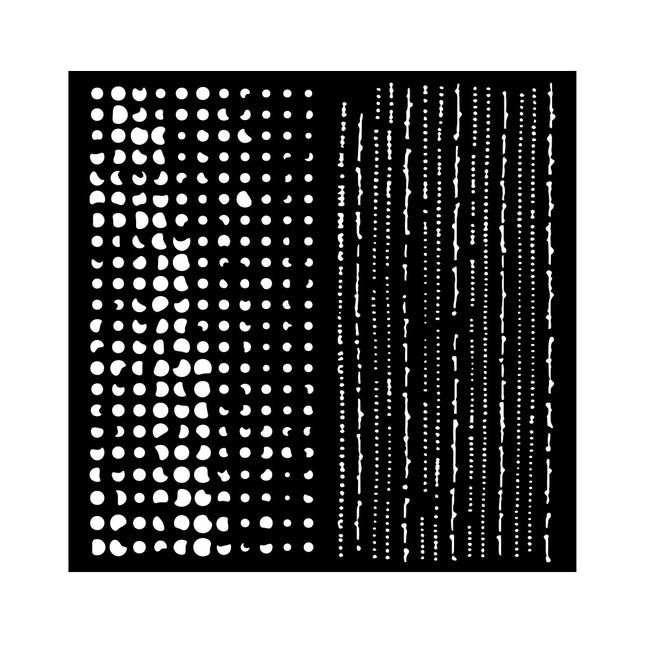 Pochoir épais cm 18X18 - Casse-Noisette, double texture