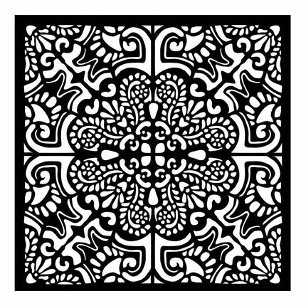 Pochoir épais cm. 18X18 Carreaux azulejos
