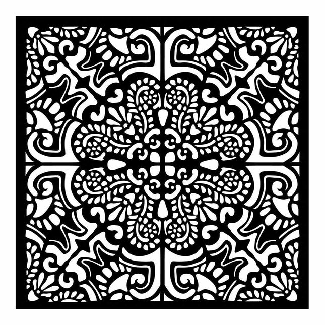 Pochoir épais cm. 18X18 Carreaux azulejos