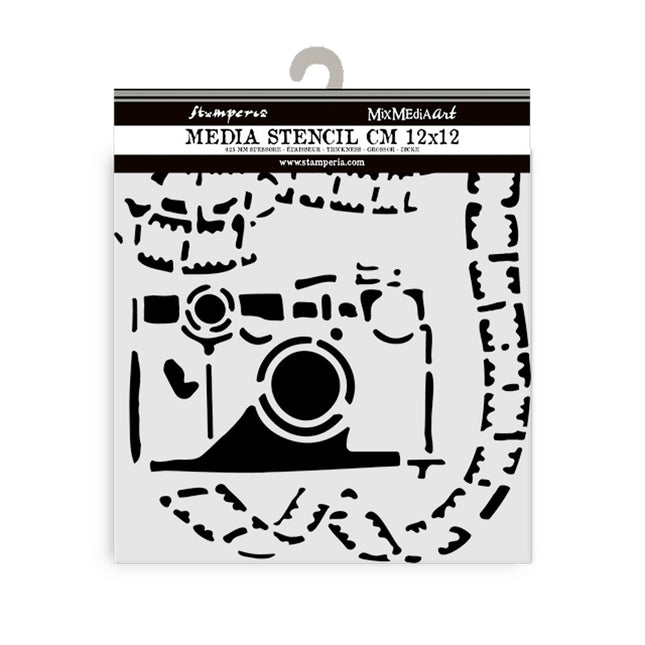 Pochoir épais 12X12 cm - Art of Travelling photographie