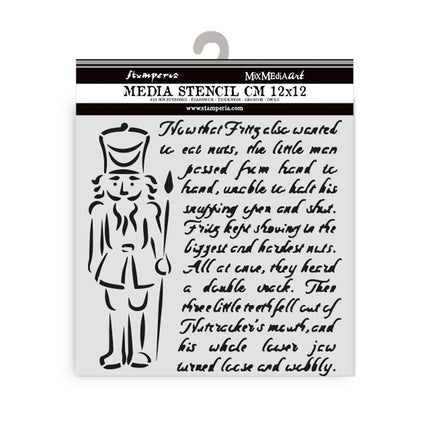 Pochoir épais cm 12X12 - Alice in Christmas soldats