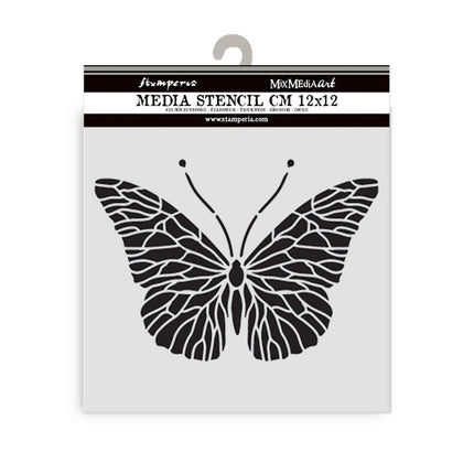 Pochoir épais 12X12 cm - papillon Quiet Days